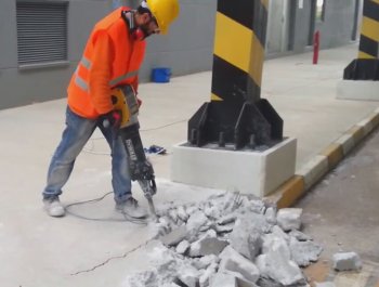 Kompresör İle Beton Kırma